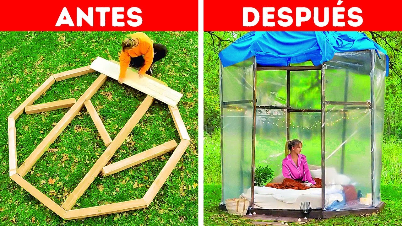 CONSTRUYE TU PROPIA CASITA SOÑADA || INCREÍBLES PROYECTOS HECHOS DE MADERA
