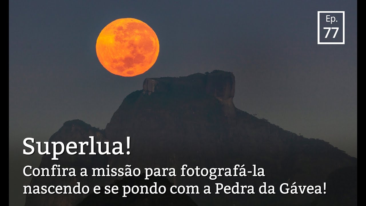 Superlua de sangue nascendo e se pondo!