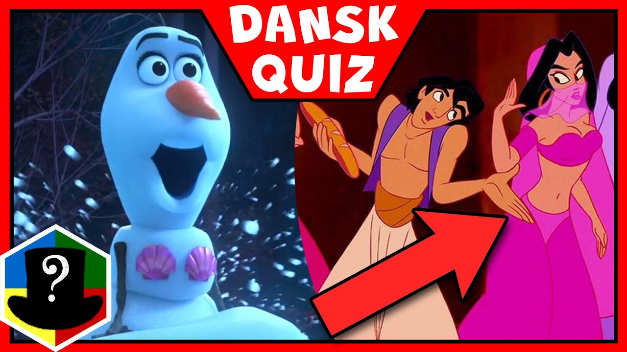 Disney Quiz - KAN DU G&AElig;TTE DEM ALLE? - Dansk Quiz
