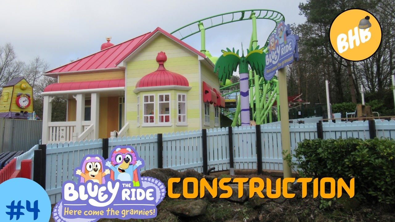 Строительство аттракциона BLUEY в парке Alton Towers | Эпизод 4!!