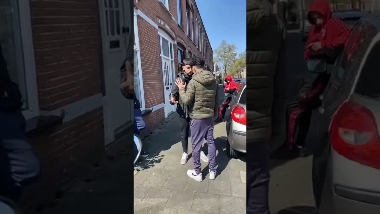 Straat gevecht Utrecht