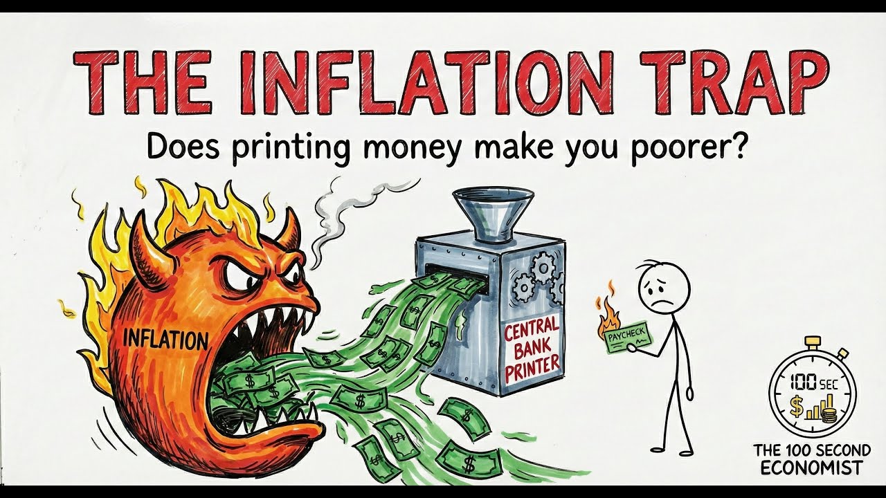 How Money Printing Makes You POORER (The Inflation Trap Explained)