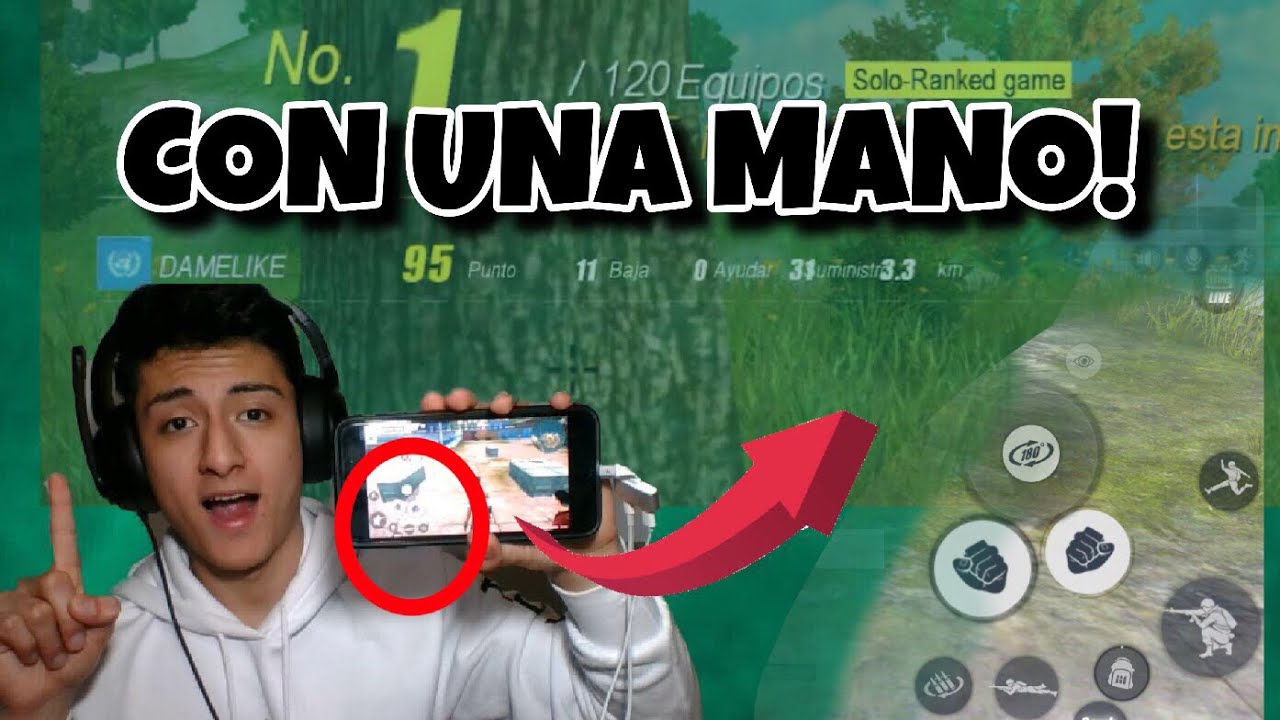 VICTORIA JUGANDO CON UNA MANO🔥 RETO EXTREMO | RULES of Survival MOVIL *super gracioso* [patrikill]