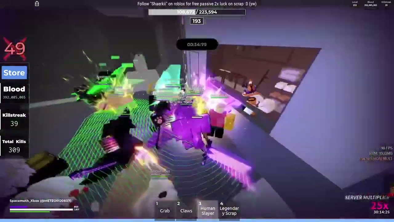 (Transfur outbreak) What a 25x mult raid looks like