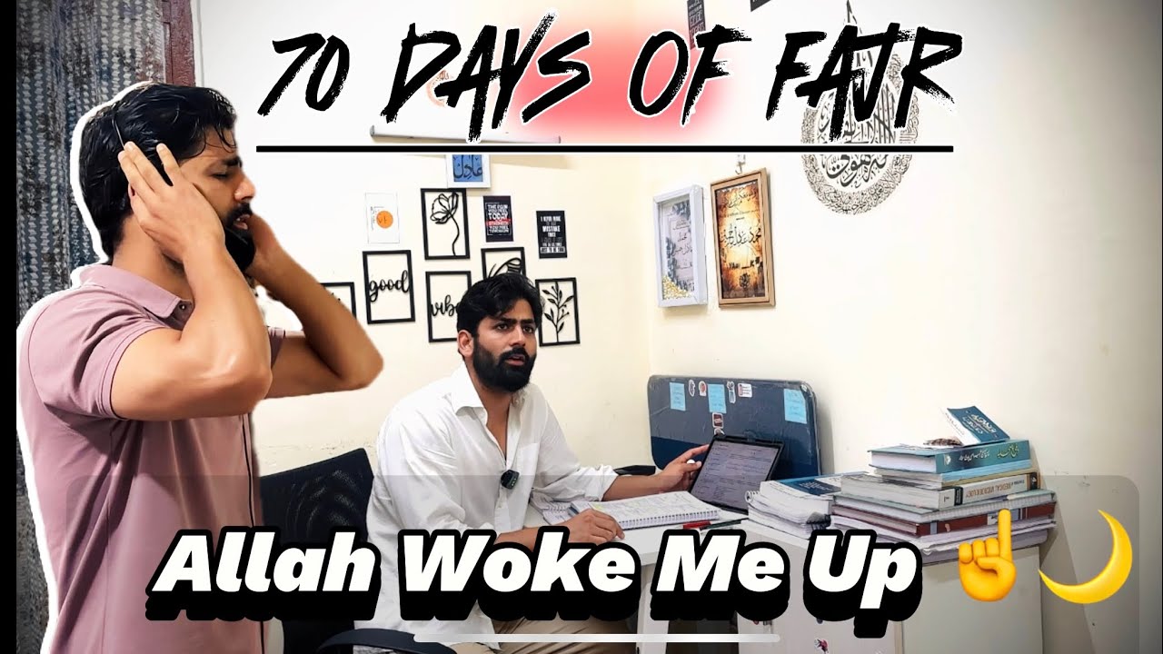 The Fajr Challenge  accomplished – 70 Days, No Excuses!| Waking Up My Hostel for Fajr daily!