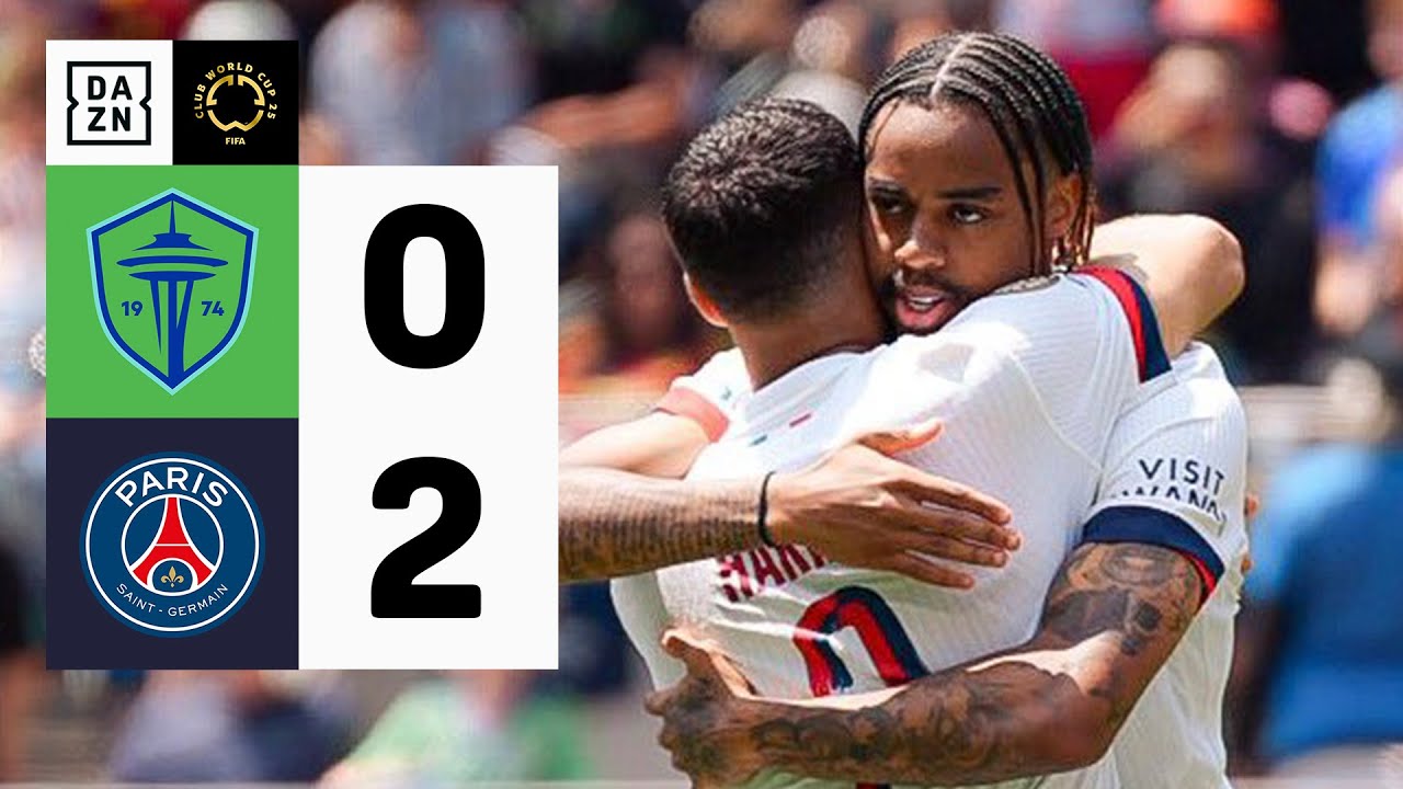 Seattle Sounders vs Paris Saint Germain (0-2) | Resumen | Highlights Mundial de Clubes FIFA 2025™