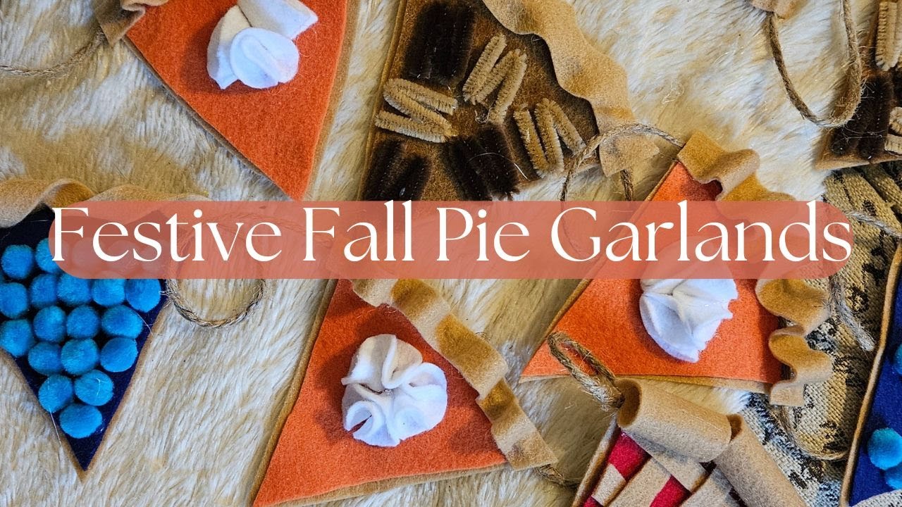 Festive Fall Pie Garlands
