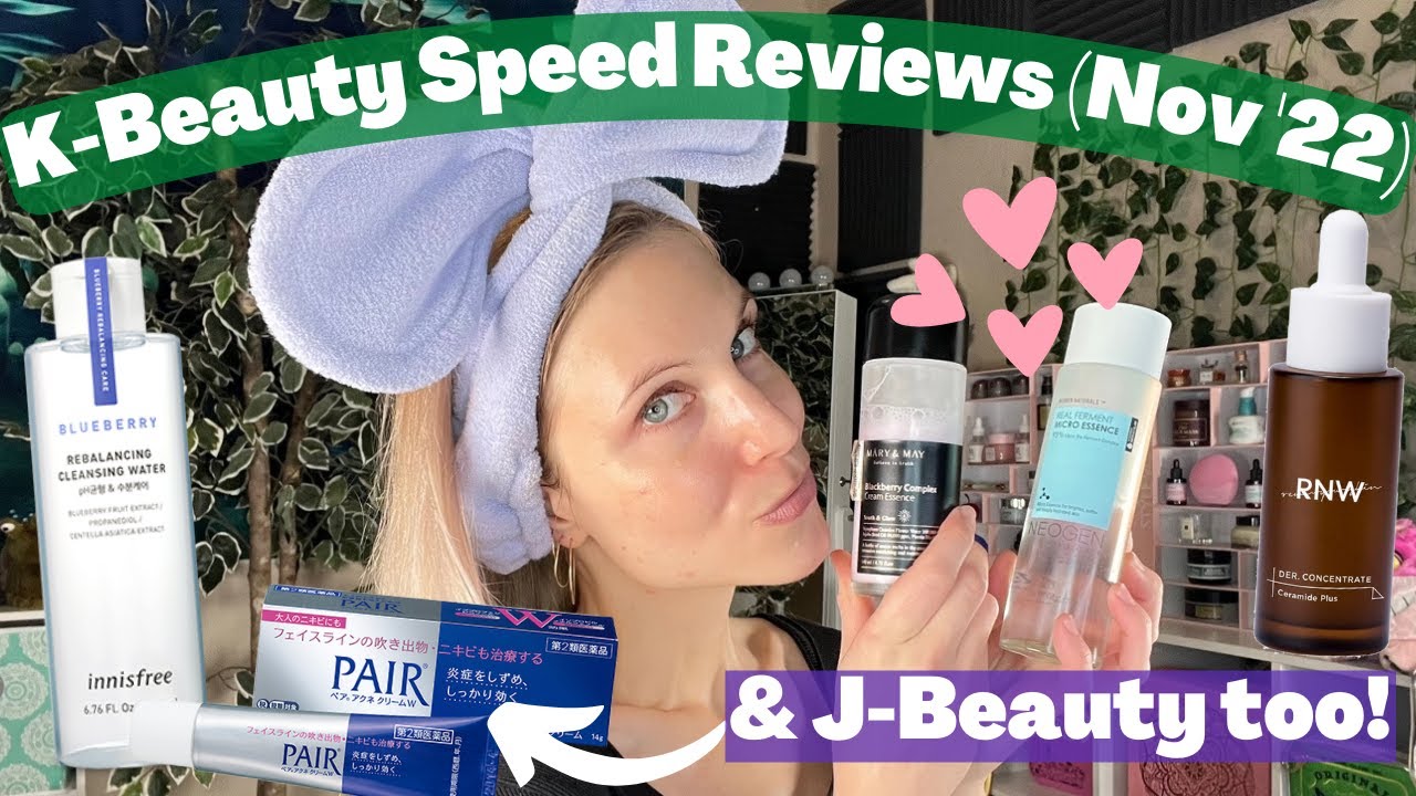 K-Beauty Speed Reviews - Mary & May/Neogen Essences & More!