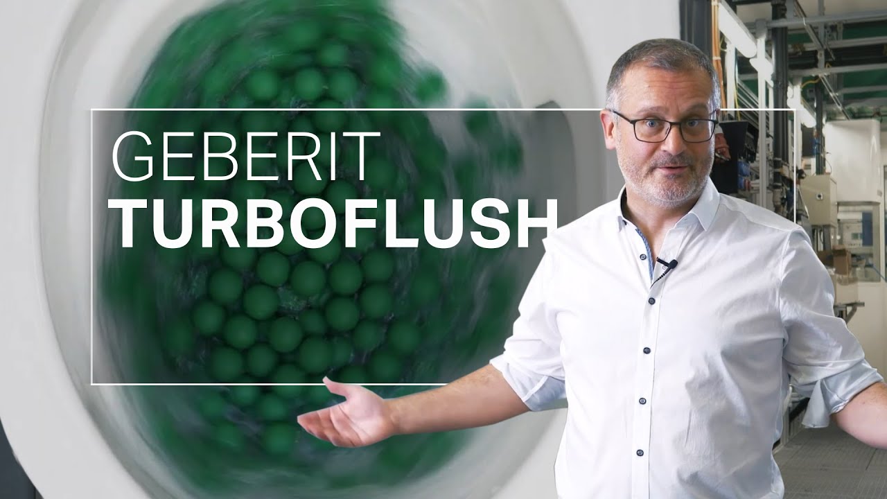 Bessere SPÜLLEISTUNG mit Geberit TurboFlush: GEBERIT WC-SYSTEM