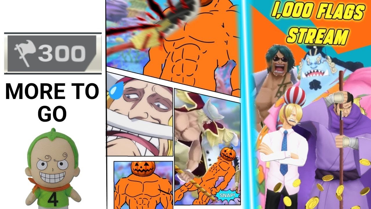 Whitebeard AINT stopping shii.... | #OPBR 1k Flags (Part 2/2)