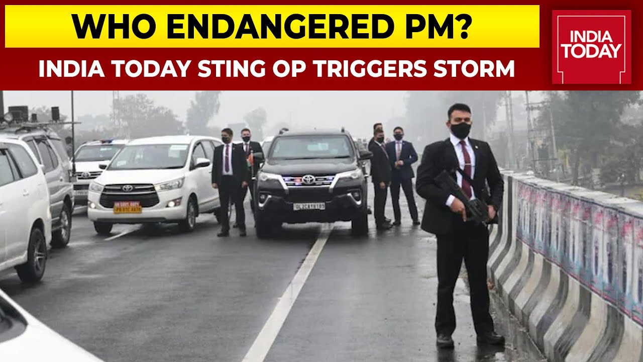 India Today Sting Operation On PM Security Lapse Stirs Storm, BJP Demands Answers From Punjab Govt