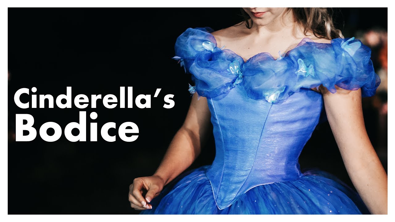Making Cinderella Dress - The Bodice | Ombré Dyed with Puffy Bertha & Handmade Butterflies!
