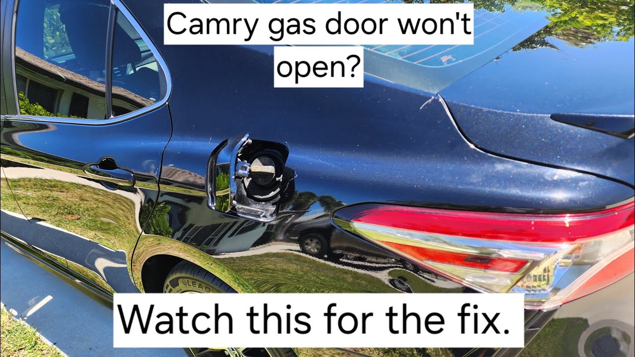 This is how I fixed a Camry gas door that  won't pop open.
