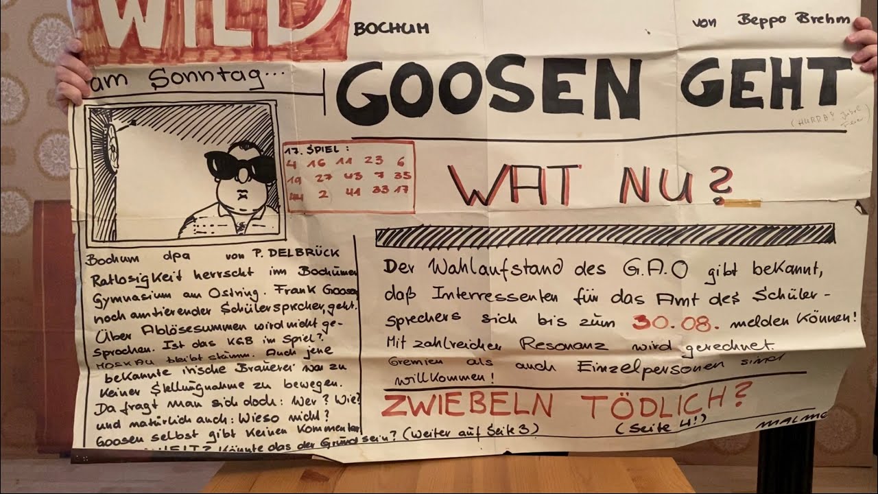 Frank Goosen, Schooldays, Basement Tape 3