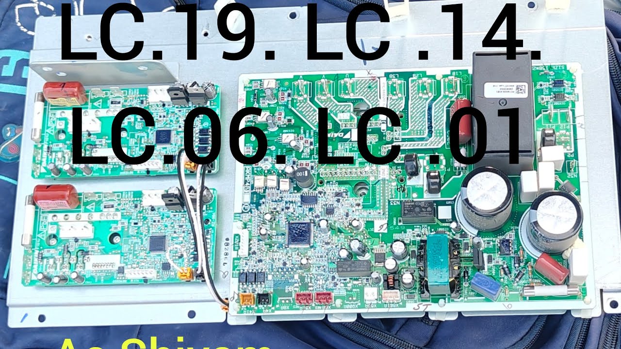 VRV X Inverter pcb error LC.19 LC.14.LC.06.LC .01 #refrigeration #accircuits #coolingsolutions #ac
