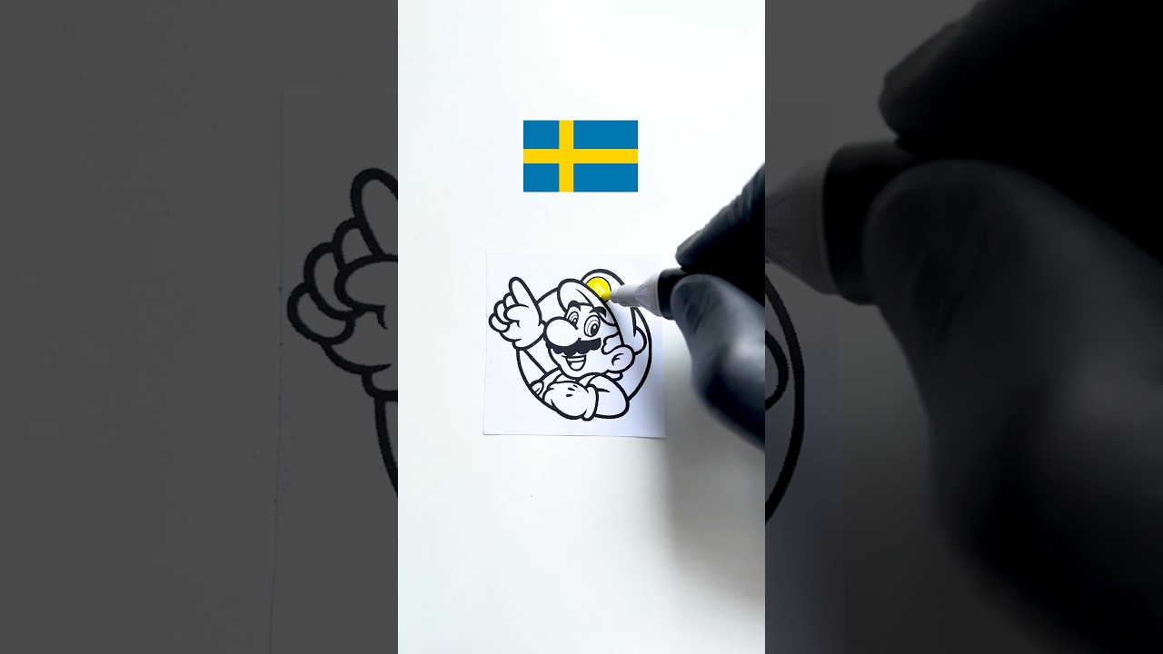 Every Flag, One Mario Sweden Edition! 🇸🇪💙💛