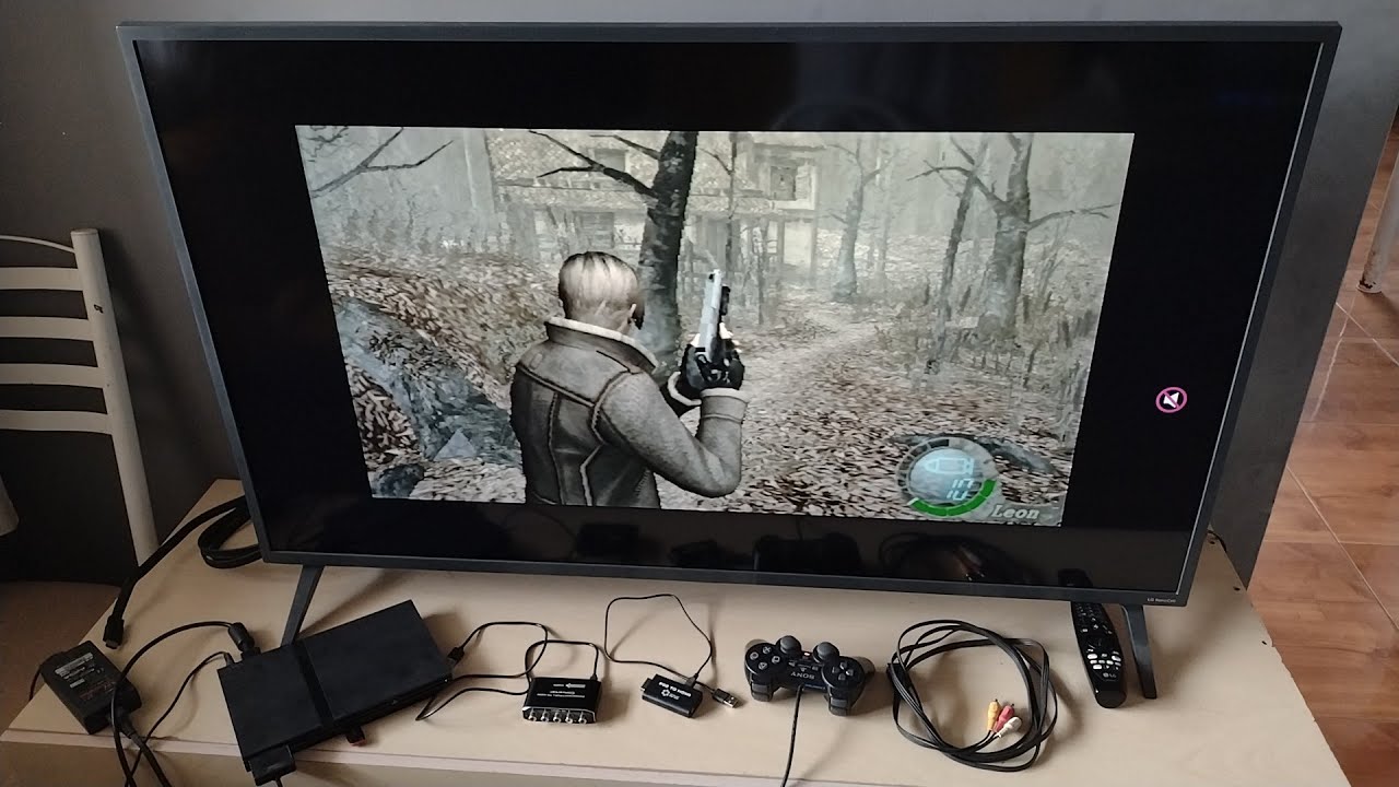 Consegui melhorar a qualidade da imagem dos jogos do ps2 na tv smart 4k