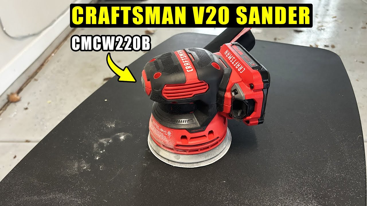 Watch Before You Buy Craftsman V20 Orbital Sander