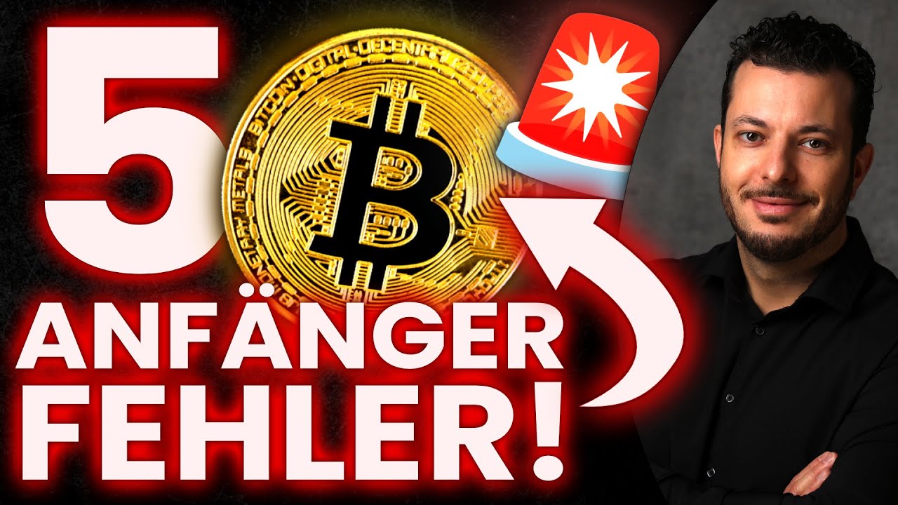 Die 5 größten BITCOIN-FEHLER! 🚨 DAS kann dich ALLES KOSTEN!