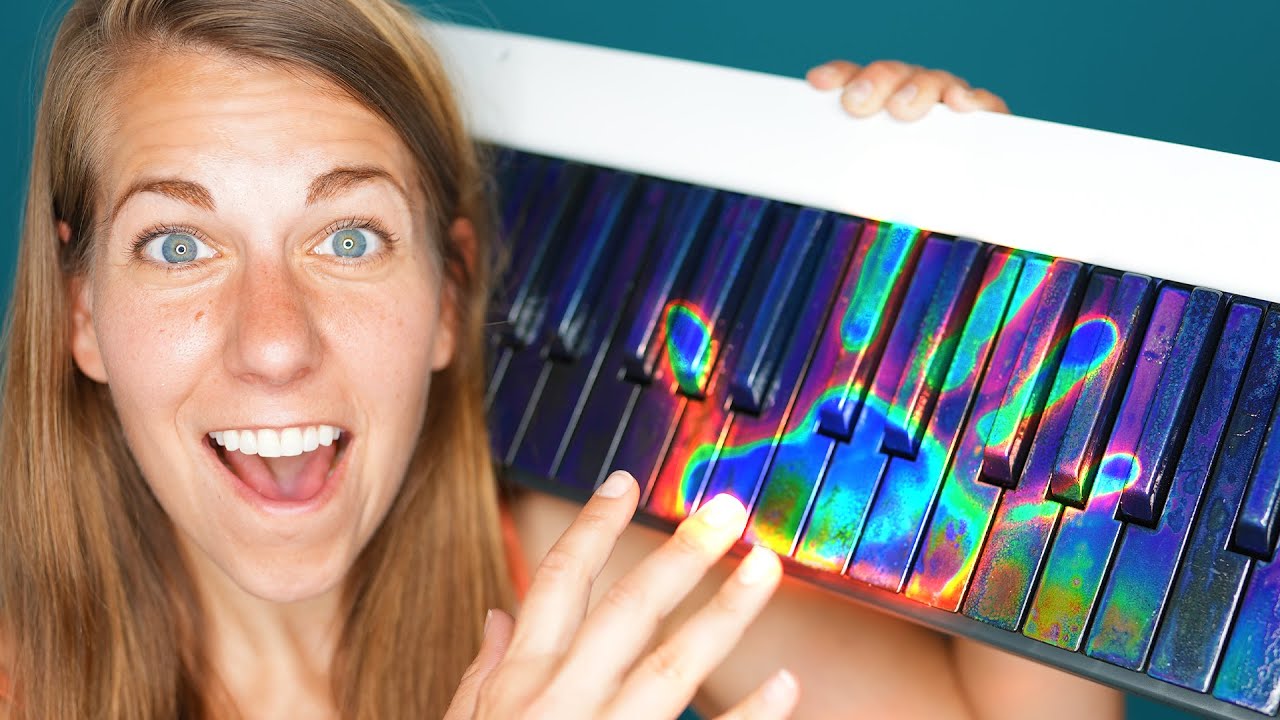 I Make a Mood Ring Keyboard Piano!