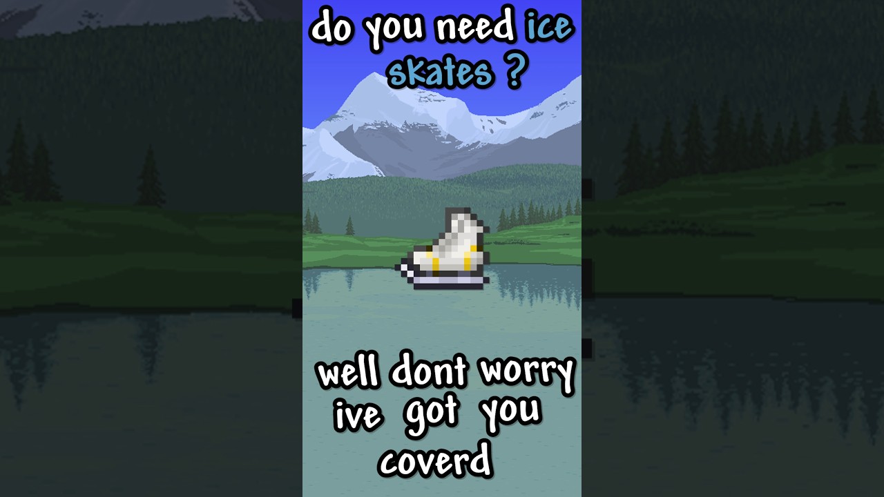 Terrarias best ice skates seed #terrariabeginner #terraria #terrariaost #gaming #terrariacalamity