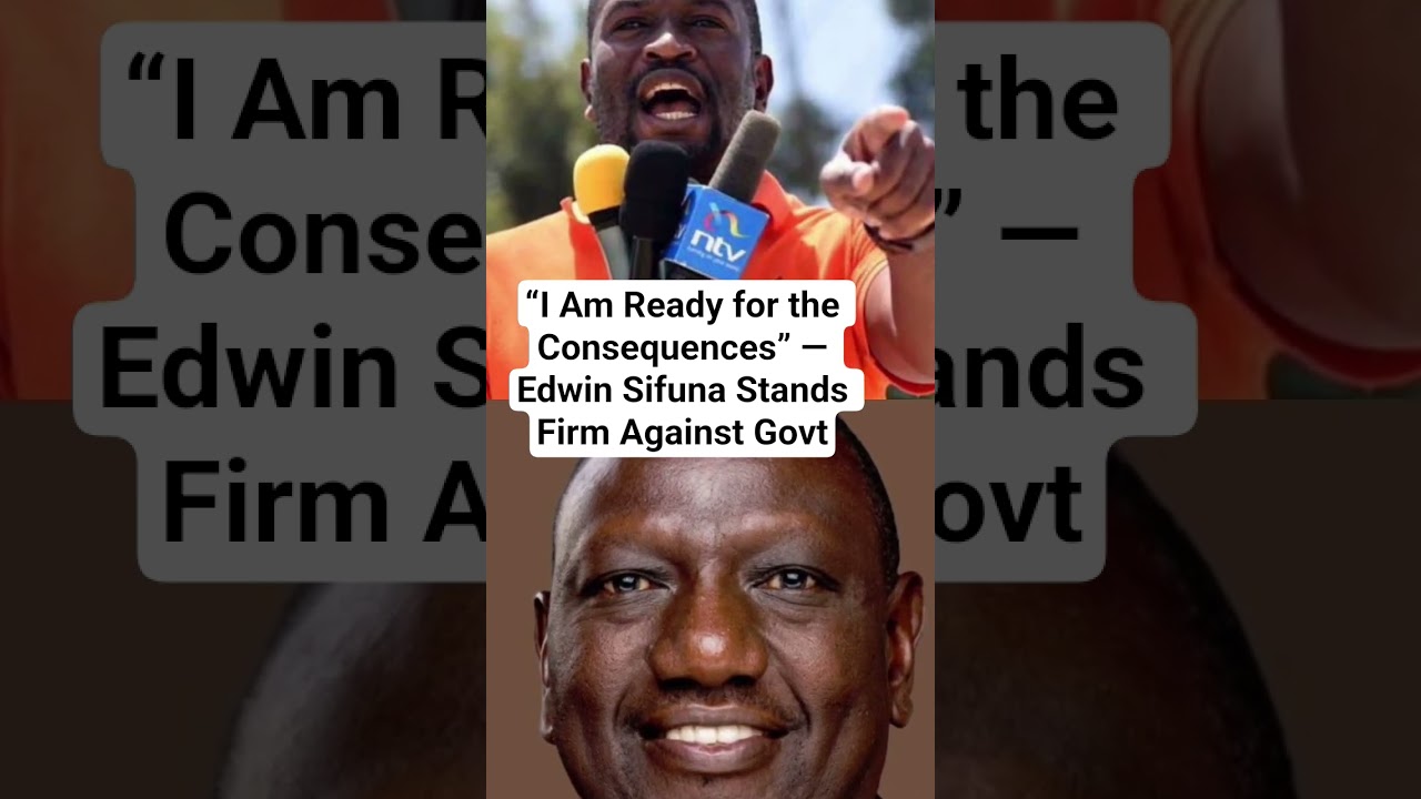 Political Storm Looms as Edwin Sifuna Takes Bold Stand Against Govt