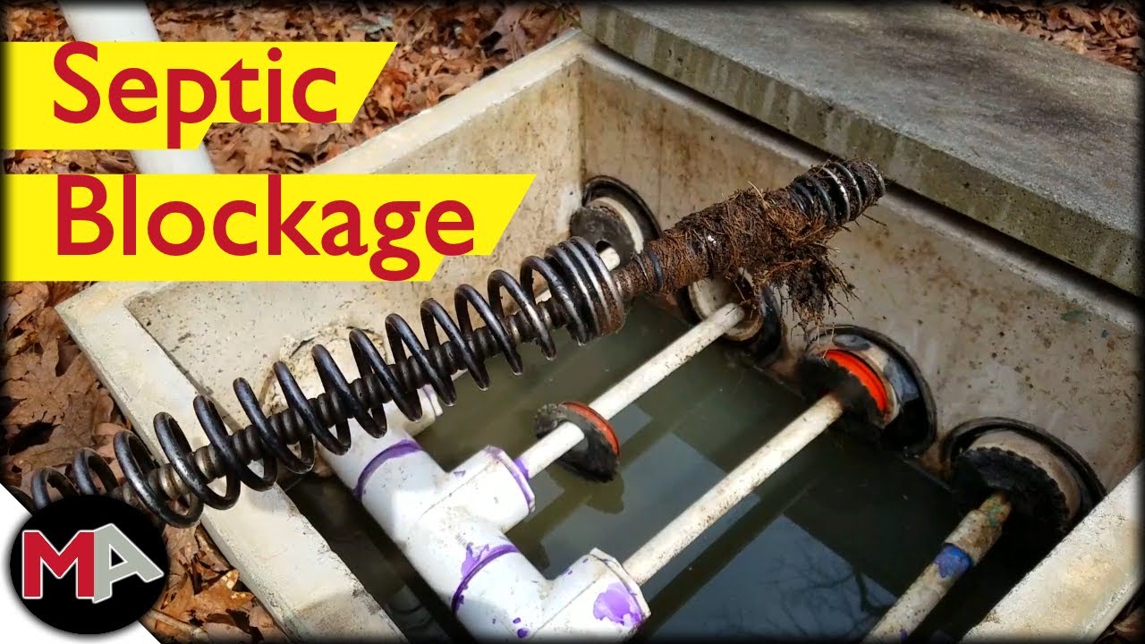 Removing a Septic Leach Field Blockage