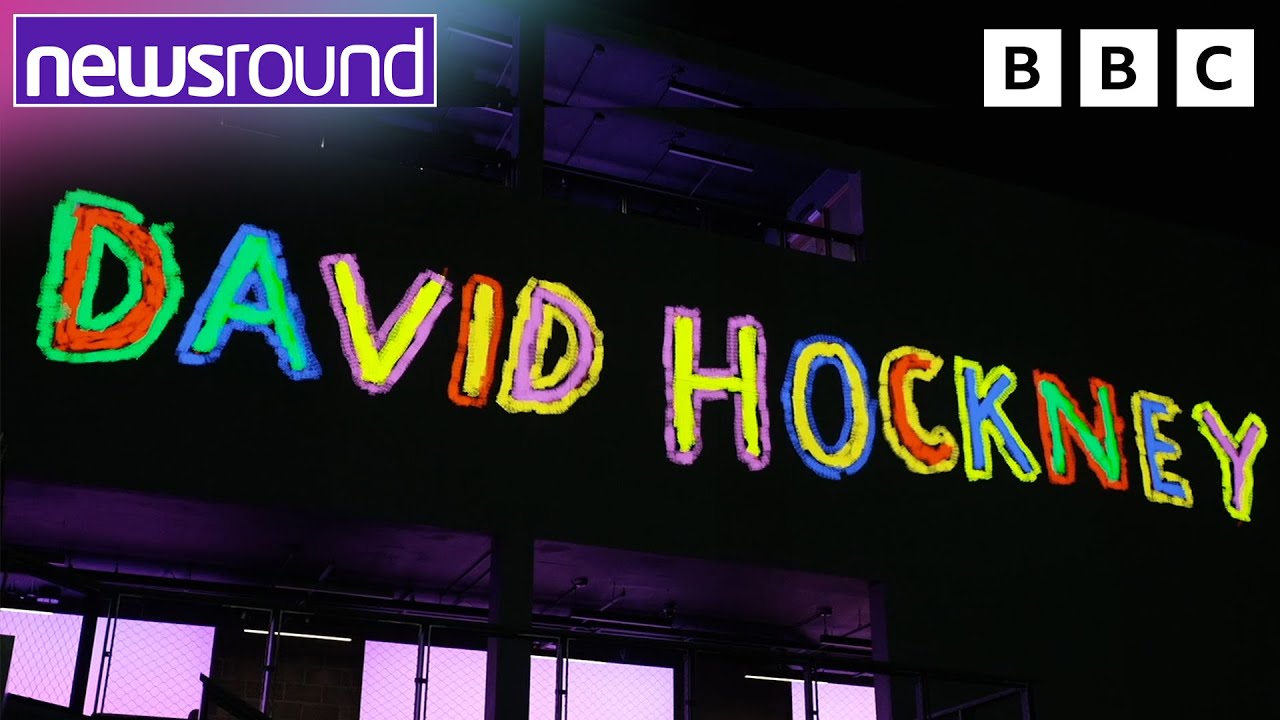 Explore David Hockney's Digital Art Exhibition | Newsround