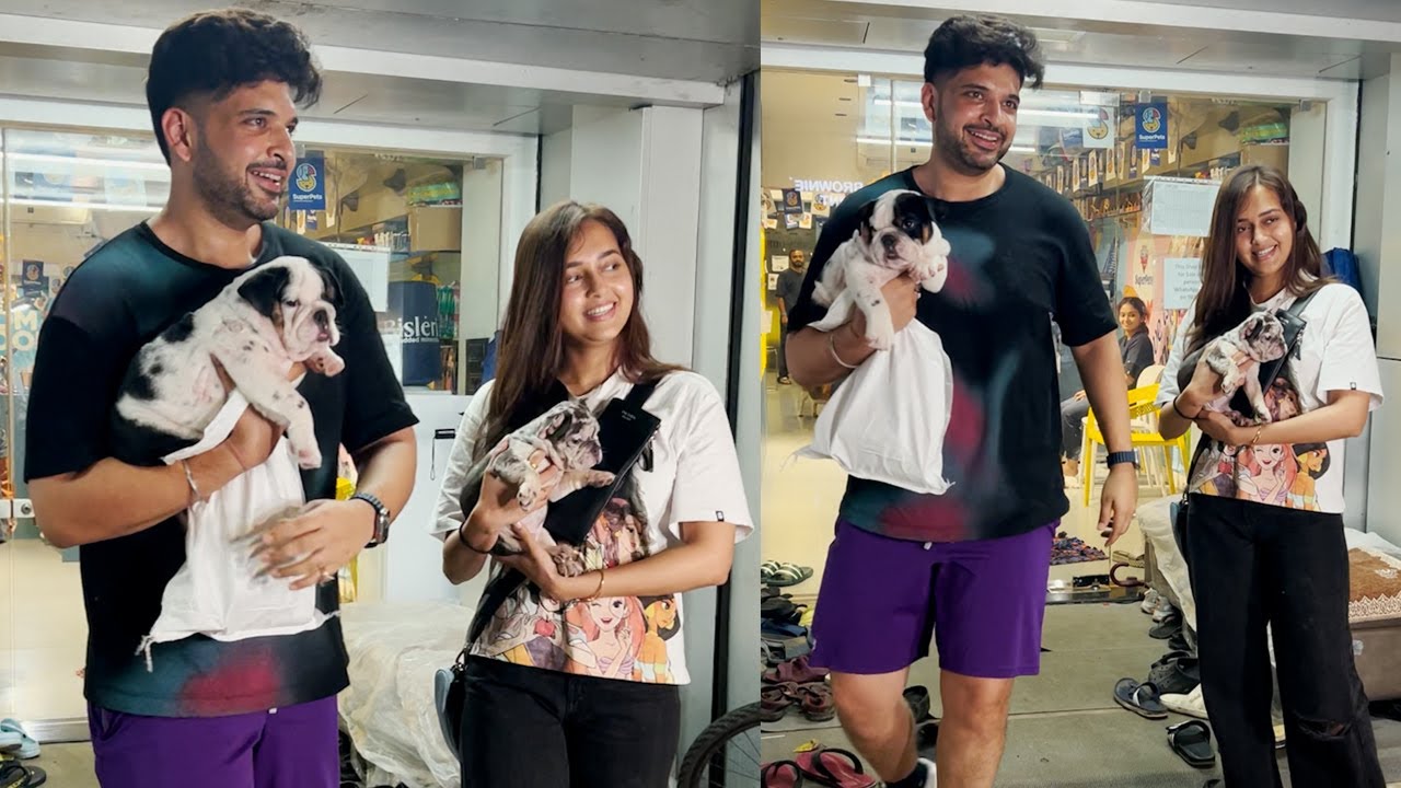 Karan Kundrra With Tejasswi Prakash Snapped At Pet Shop Bandra | MS shorts MS Bollywood