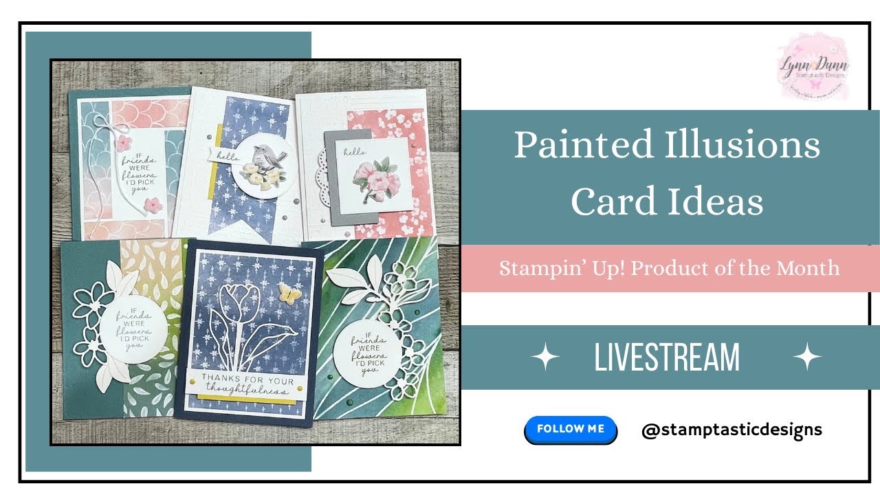 Painted Illusions Designer Series Paper | 6 Simple Card Ideas