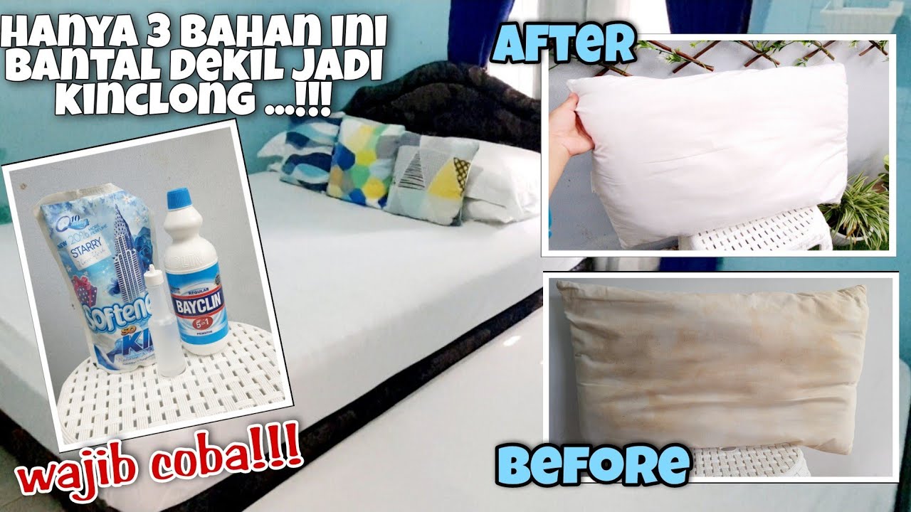 TIPS MENCUCI BANTAL SUPER KOTOR DAN DEKIL JADI KEMBALI PUTIH||Zulaikha Pratiwi||Cleaning Motivation