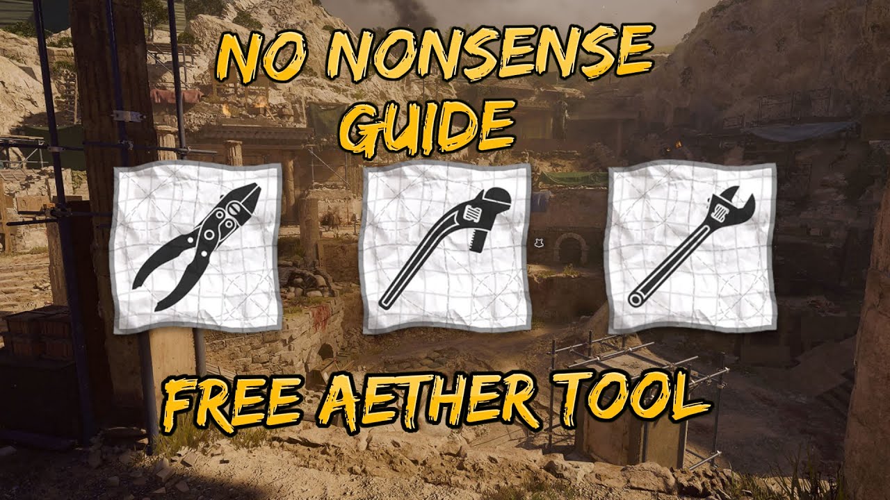 FREE AETHER TOOL - EASTER EGG ON THE TOMB (NO NONSENSE GUIDE)