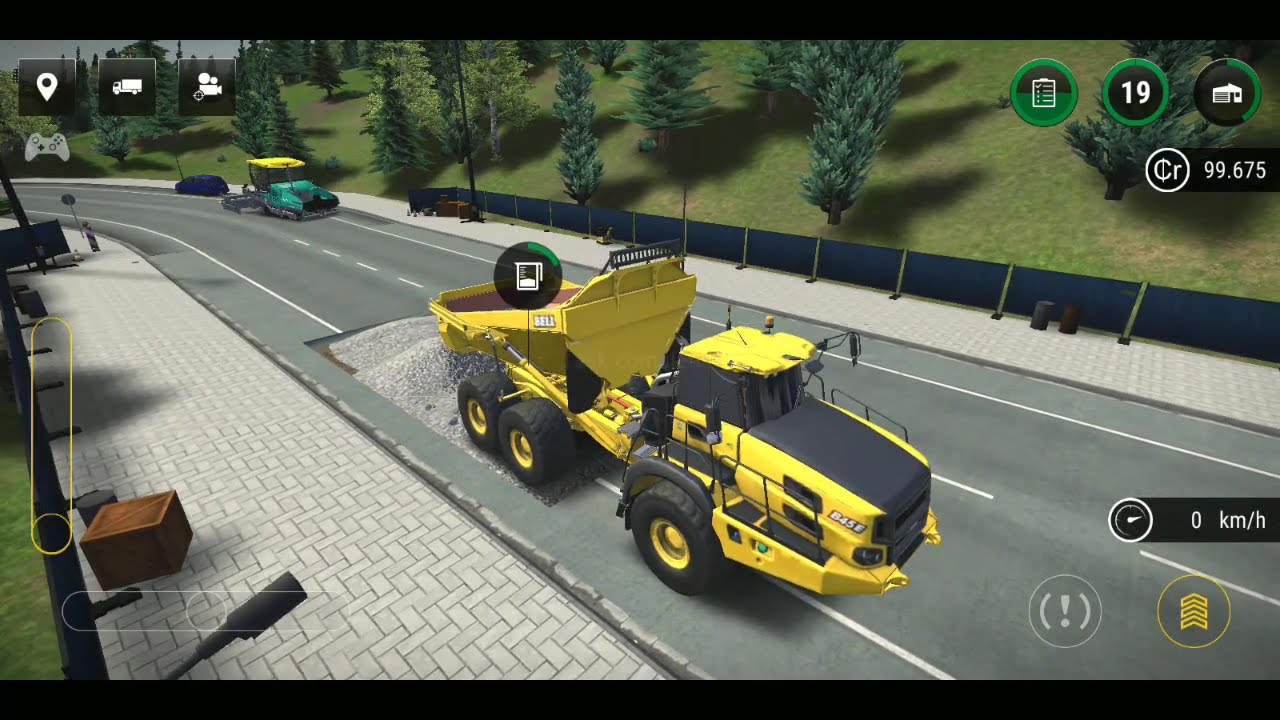 Construction Simulator 3 | Repair A Collapsed Road With Asphalt Paver | Dump Truck