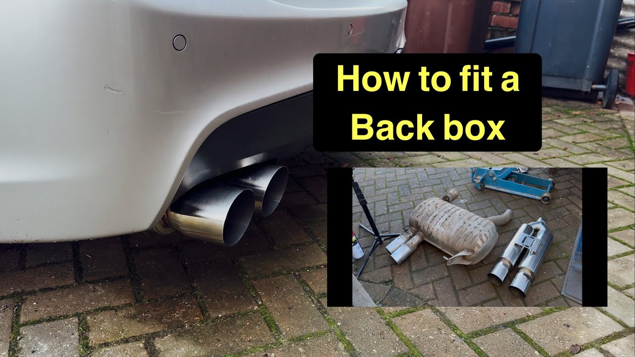 BMW e90/e91/e92 330d back box delete, replacing your standard exhaust
