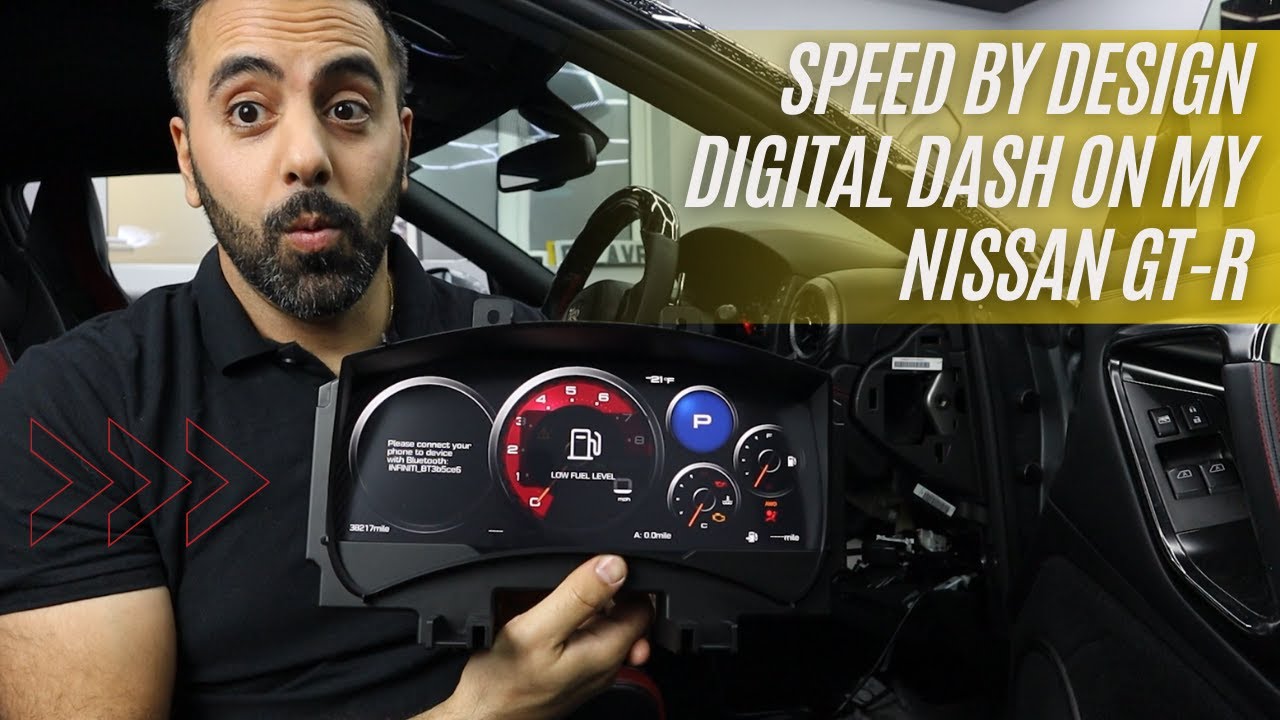 Installing the Speed by Design Digital Dash on My Nissan GT-R MY17+ RHD