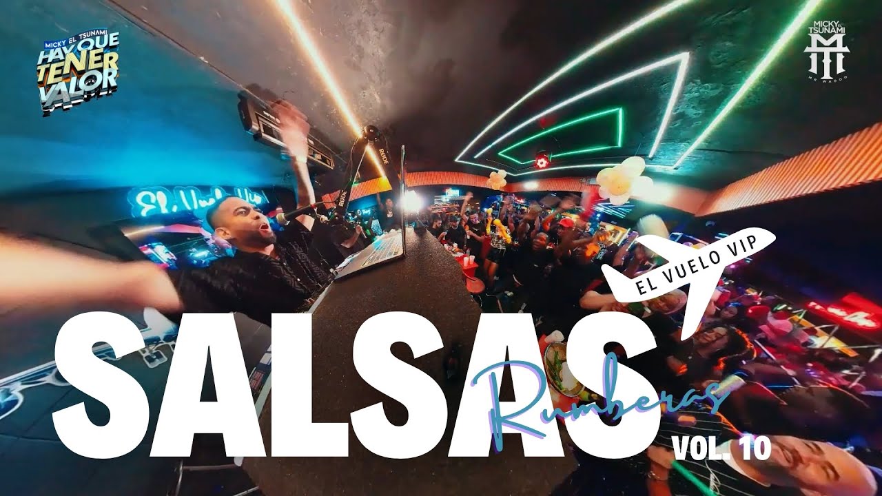 SALSA RUMBERA MIX VOL 10 DESDE EL VUELO  DJ MICKY EL TSUNAMI 2025