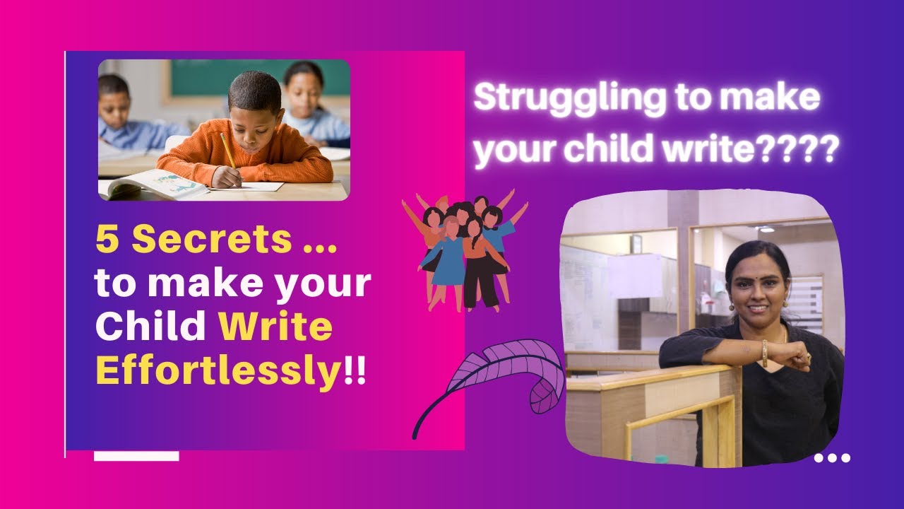 5 Secrets to Instigate the Interest in Writing in your Child!! (Summer Holiday Activities)