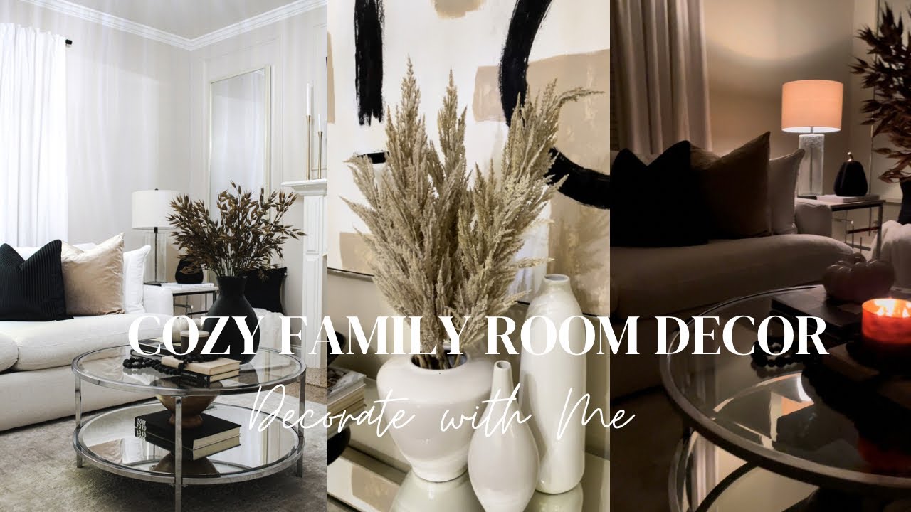 LIVING ROOM UPDATE | DIY ARTWORK | COZY DECOR | FEELING UNMOTIVATED