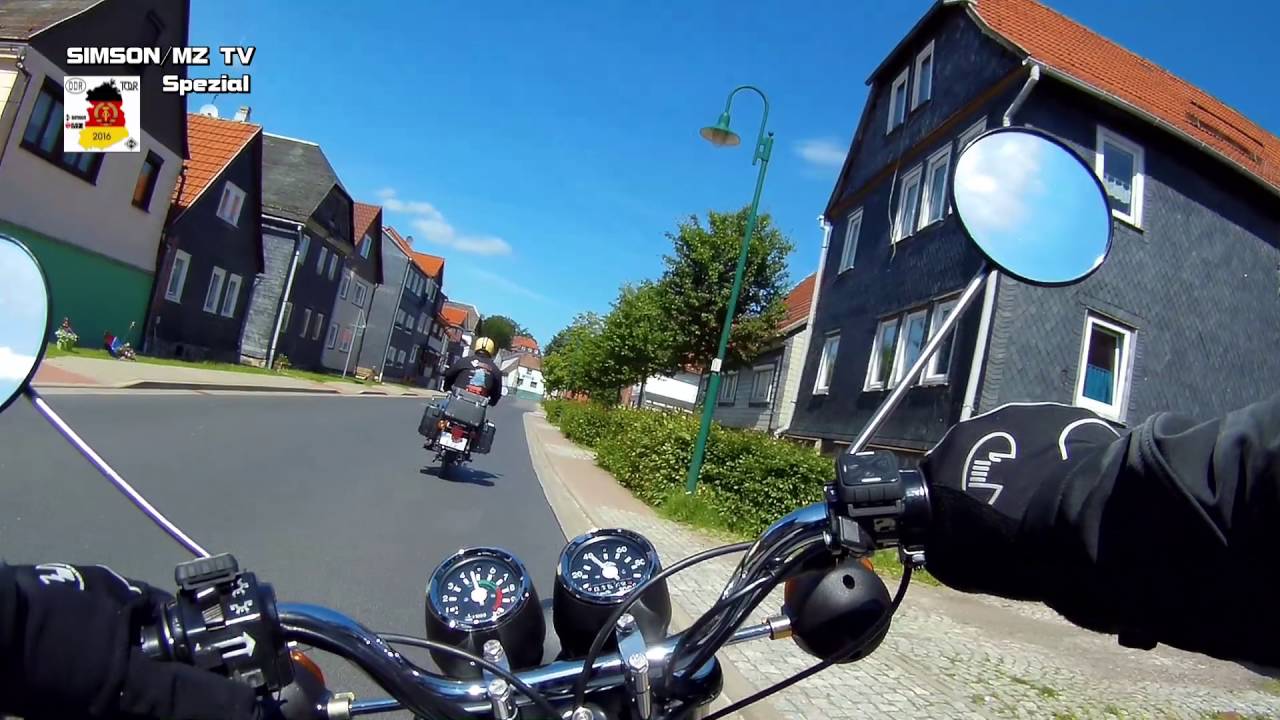 DDR Tour Tag 3 ( Simson/MZ ) Bad Salzungen-Windischleuba