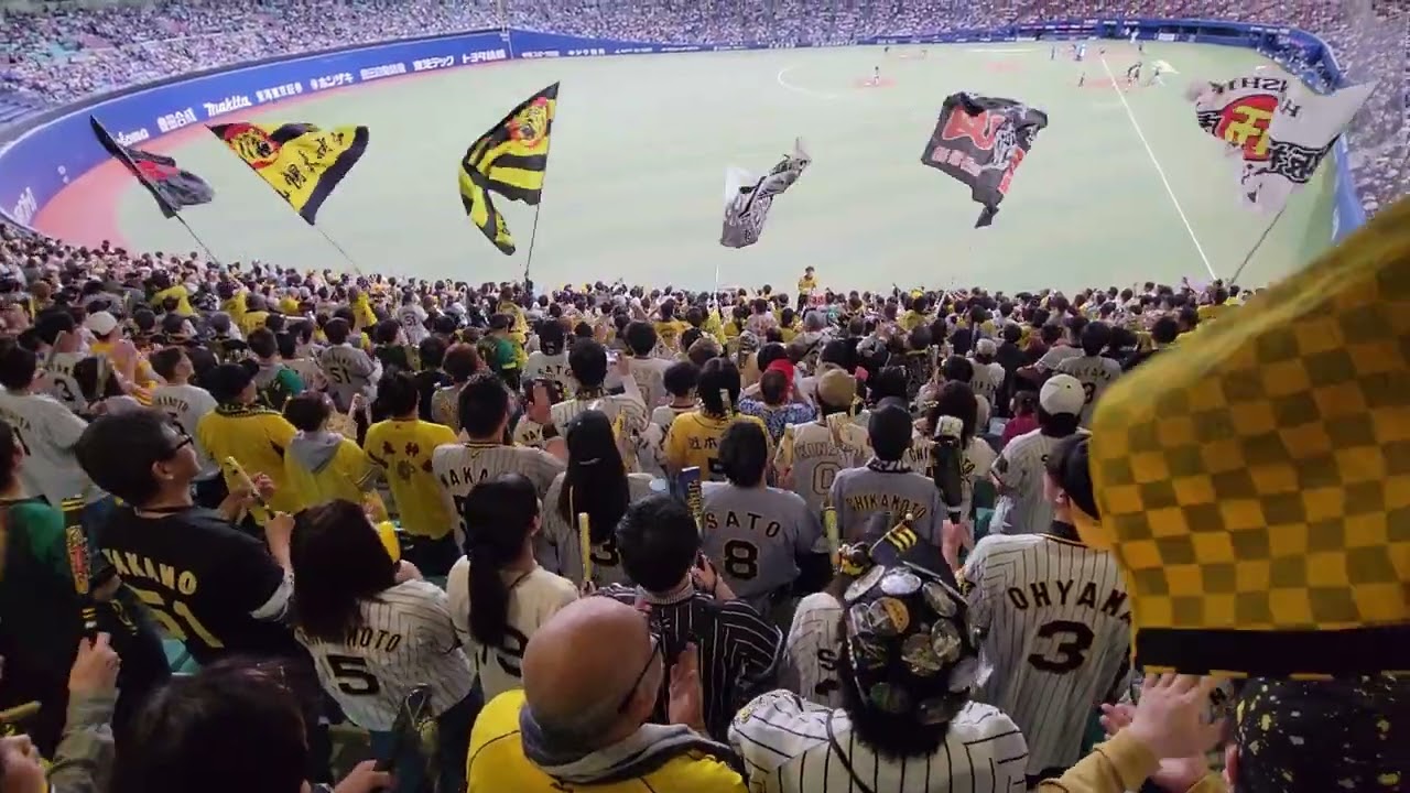4/29 ナゴヤドーム 阪神タイガース　応援　1～9　六甲おろし