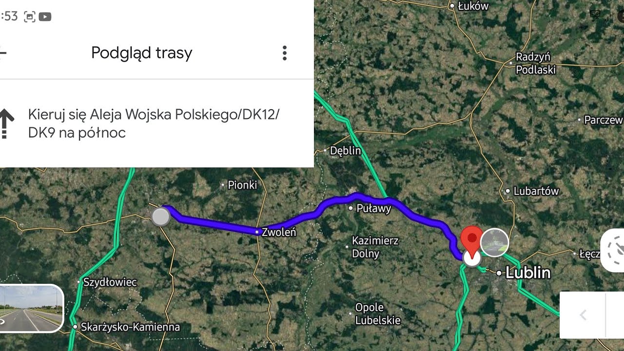 CabView- DK12/S12 Cała trasa z Radomia do Lublina. 03,26.