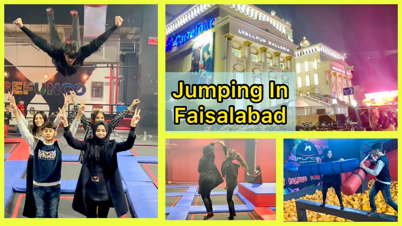 Trampoline In Faisalabad | Fun Day Out | Layllpur Galleria 😍❤️ | Dietitian Aqsa Vlog