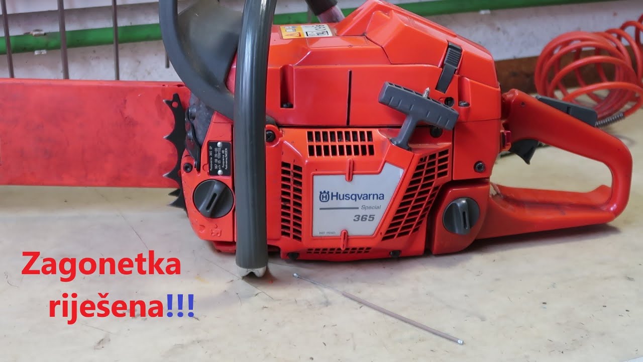 Husqvarna 365 zamjena sajle gasa