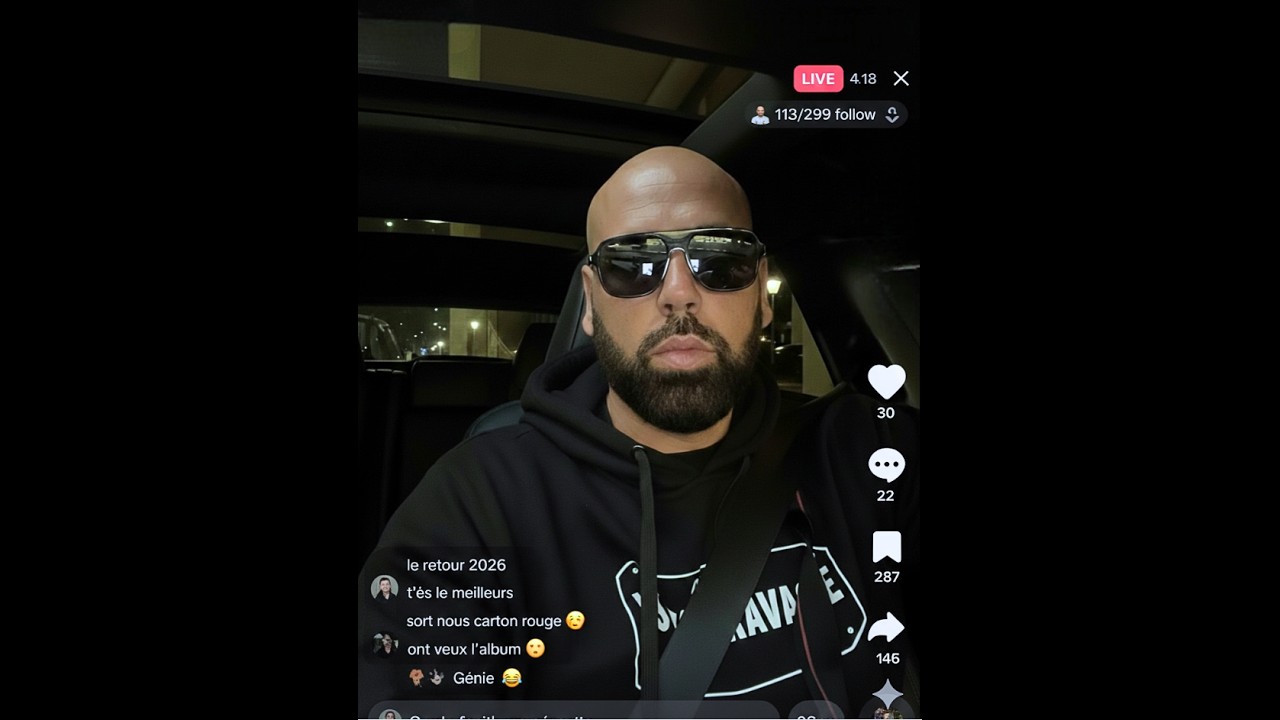 Sinik se confie sur Carton Rouge et nie que sa carrière est finie à cause de Booba !