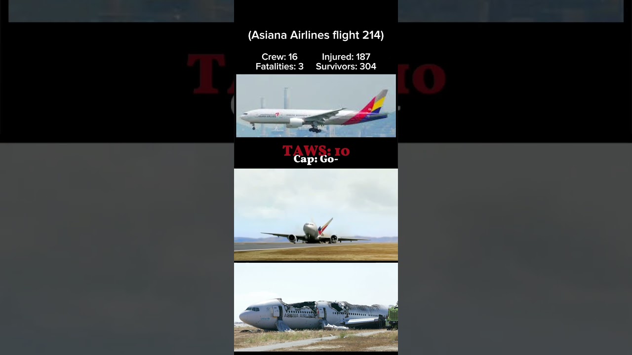 Asiana Airlines flight 214 Crash animation+CVR Audio || 