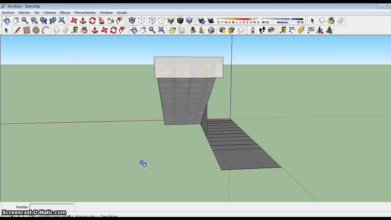Como hacer una escalera rápidamente (Sketchup)