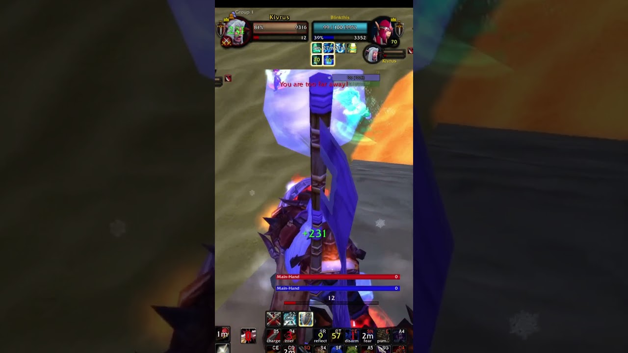 Warrior Vs Mage #tbc #tbcclassic #wowclassic #pvp #worldofwarcraft #wow #wowpvp #warcraft #bcc