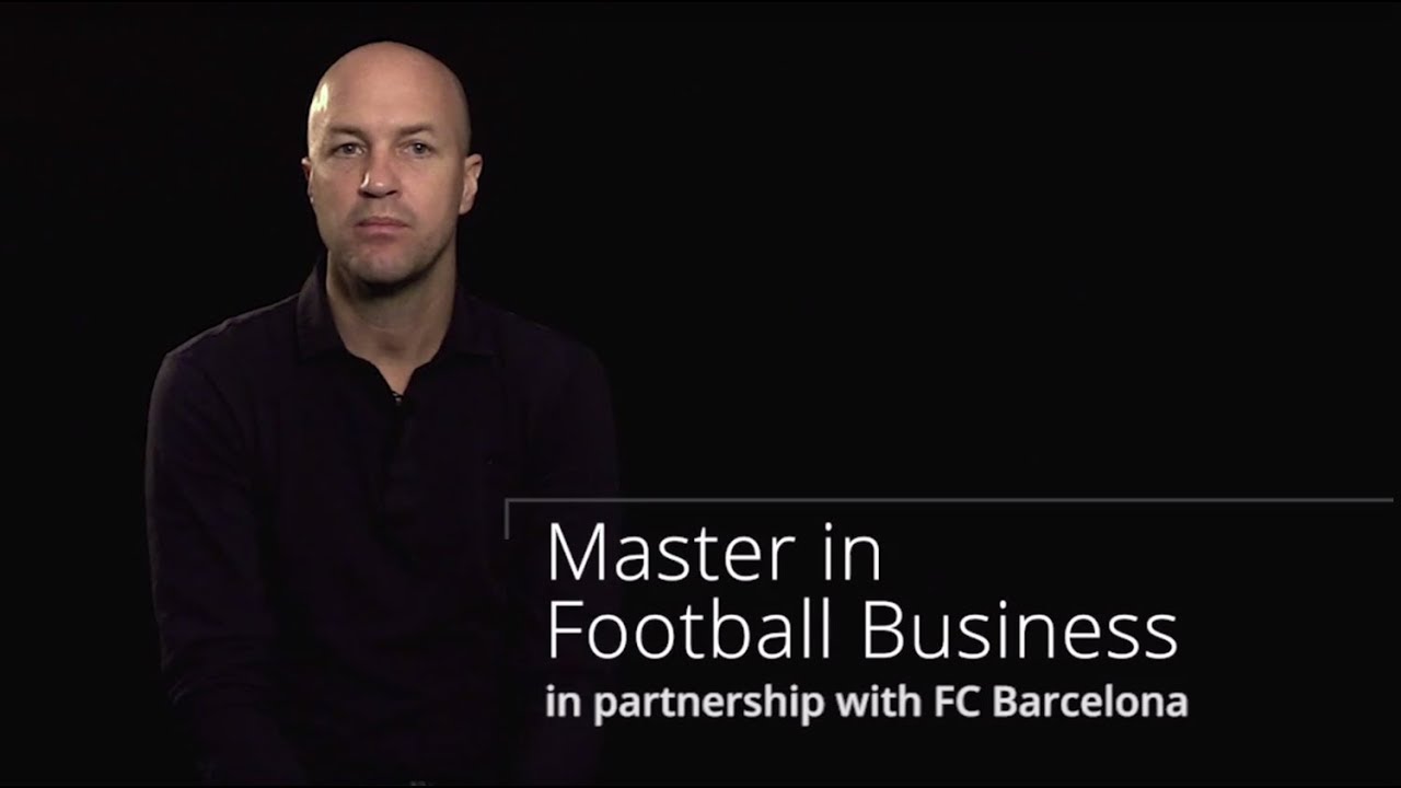 Jordi Cruyff - Master in Football Business in partnership with FC Barcelona