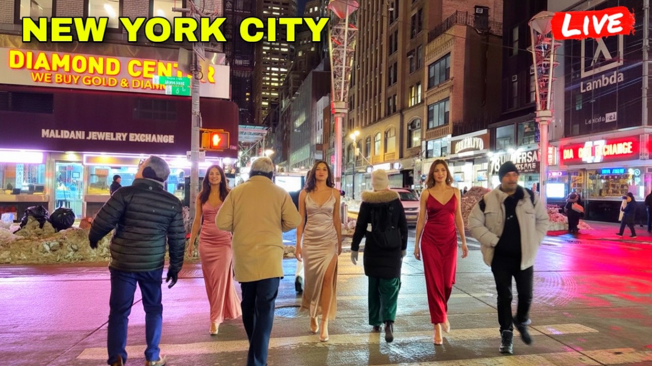 IRL New York City Wednesday Evening Walk in Manhattan (11th February 2026)
