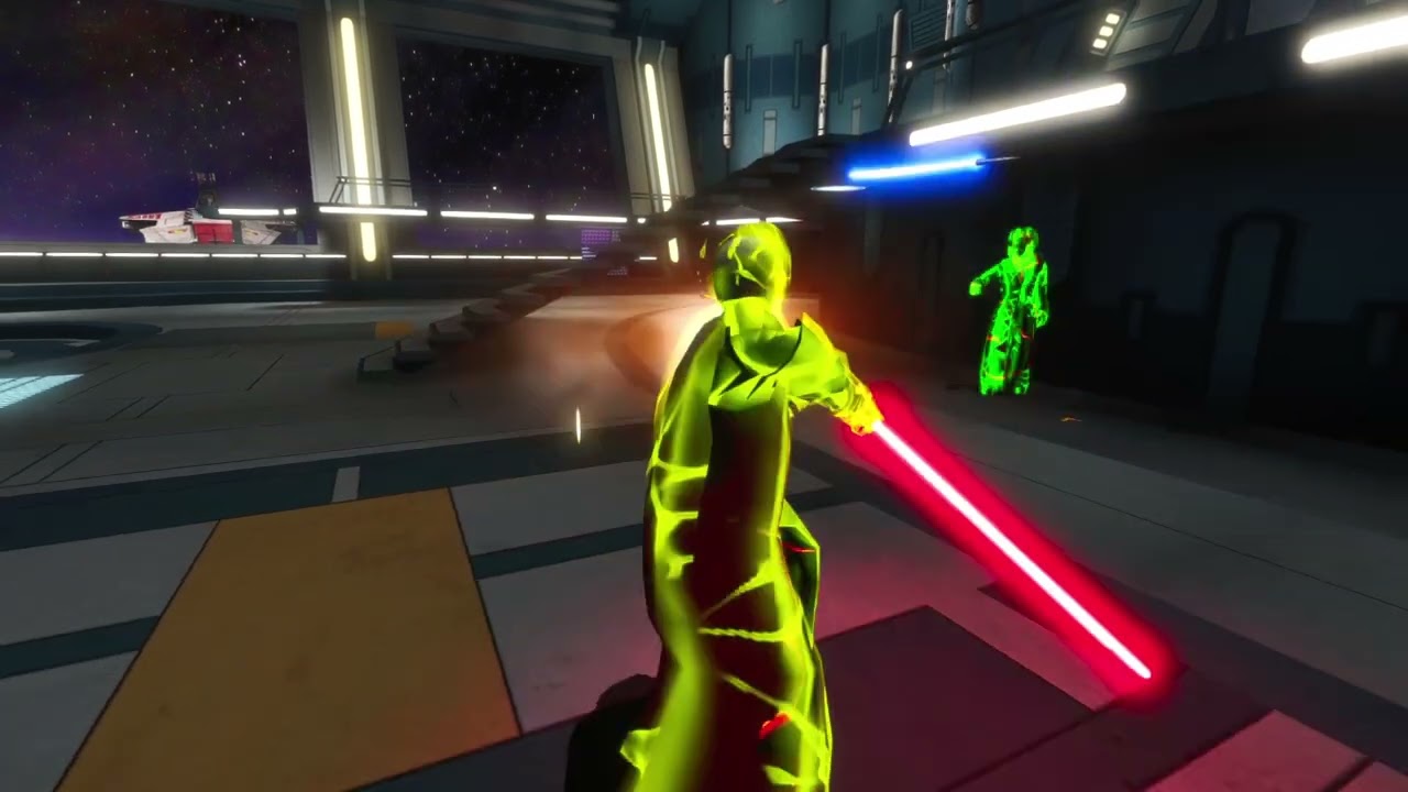 Jedi Academy Enhanced Palpatine EpIII vs Prequel Jedi Masters